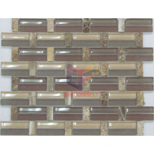 Irregular Paving Strip Stone Mix Crystal Mosaic Tile (CFS576)